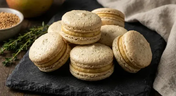 Cauliflower cheese macaroons