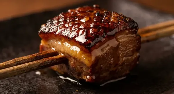 Sticky ginger and soy duck