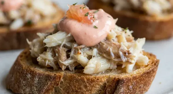 Cornish crab with pink grapefruit aioli