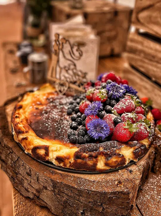 fruit on pizza